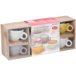 4 Kopjes en 4 ondertassen