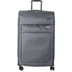 Alu Trolley case donker grijs, 4 dual wielen – 70cm