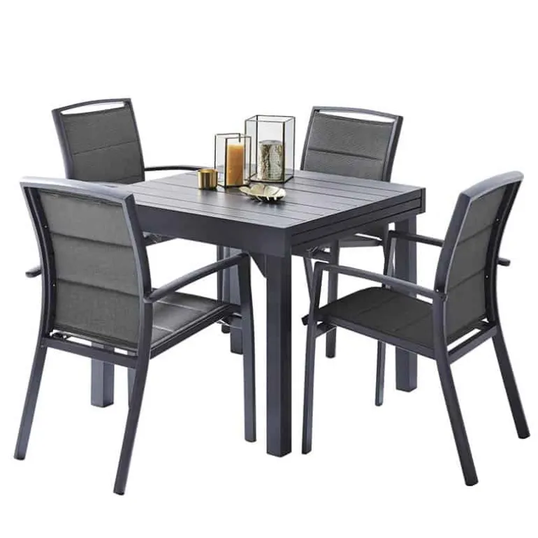 Armstoel Modulo Airco alu antraciet