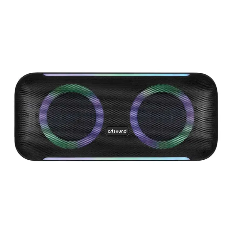 Artsound Lightbeats medium portable zwart speaker