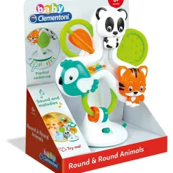 Baby Clementoni Ring en Ring Dieren voor hoge stoel