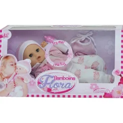 Bambolina Flora babypop met 50 Engelse woordjes