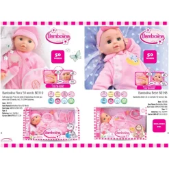 Bambolina Flora babypop met 50 Engelse woordjes