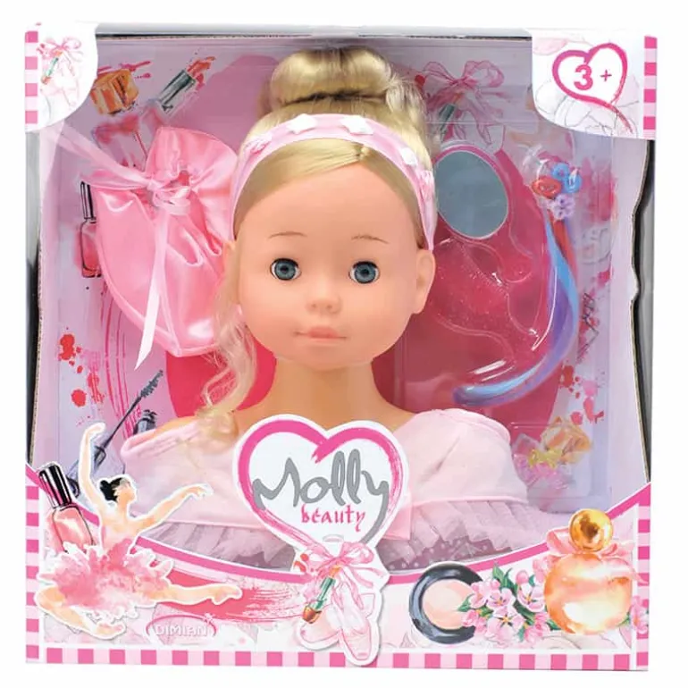 Bambolina Molly Ballerina kaphoofd + make up + ballet schoentjes