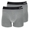 Bamboo Boxer (2 stuks) heren Grijs