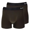 Bamboo Boxer (2 stuks) heren zwart