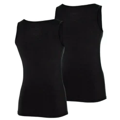 Bamboo Singlet (2 stuks) dames zwart