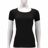 Bamboo T-shirt (2 stuks) dames zwart
