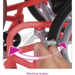 Barbie Fashionista met rolstoel (pop 166)