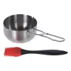 BBQ Sauspan (ø11cm) met silicone borstel