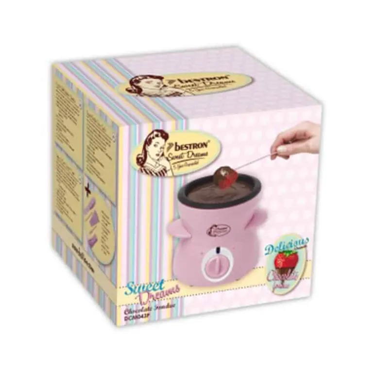 Bestron Chocolade fondue (25W) roze