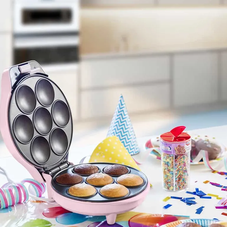 Bestron Cupcakemaker (700W) roze