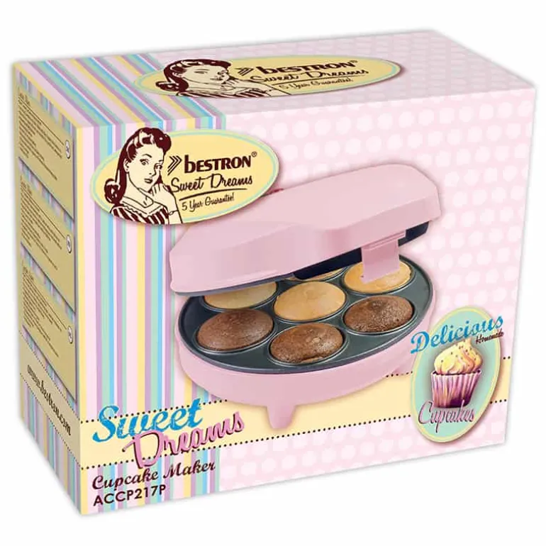 Bestron Cupcakemaker (700W) roze