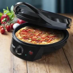 Bestron Pizza-oven elektrisch zwart