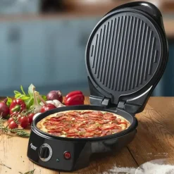 Bestron Pizza-oven elektrisch zwart