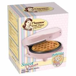 Bestron Wafelijzer Ego (550W) roze