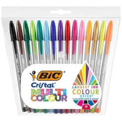 Bic balpen Cristal Multicolour (15 stuks)