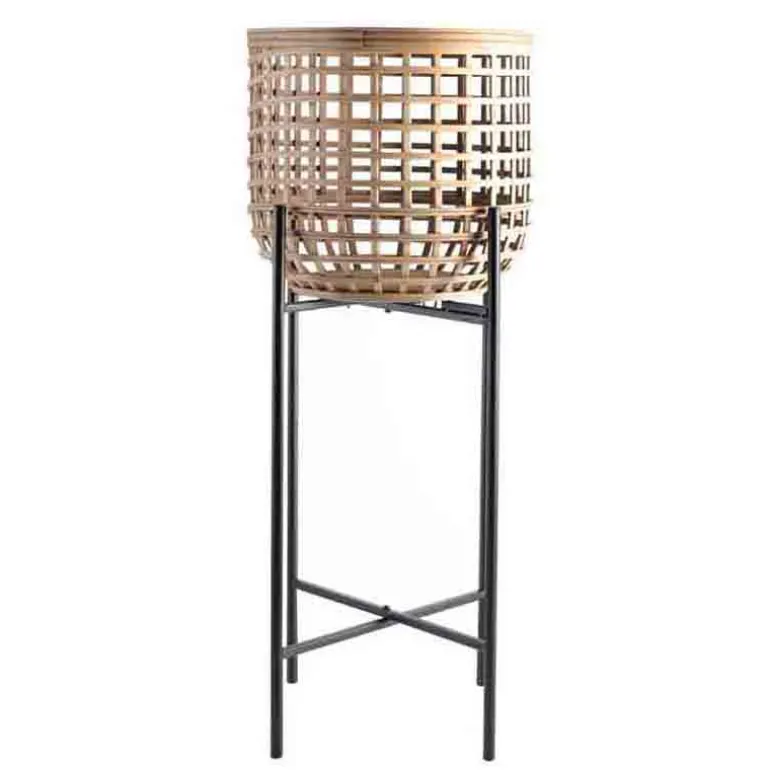 Bloempot op voet (30x30x76cm)