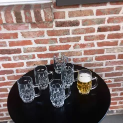 Borgonovo Drinkglazen Rosy Bierkruik 38cl. 6 stuks