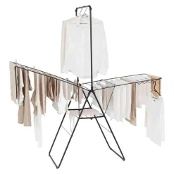 Brabantia Hangon droogrek (25m) zwart met haak