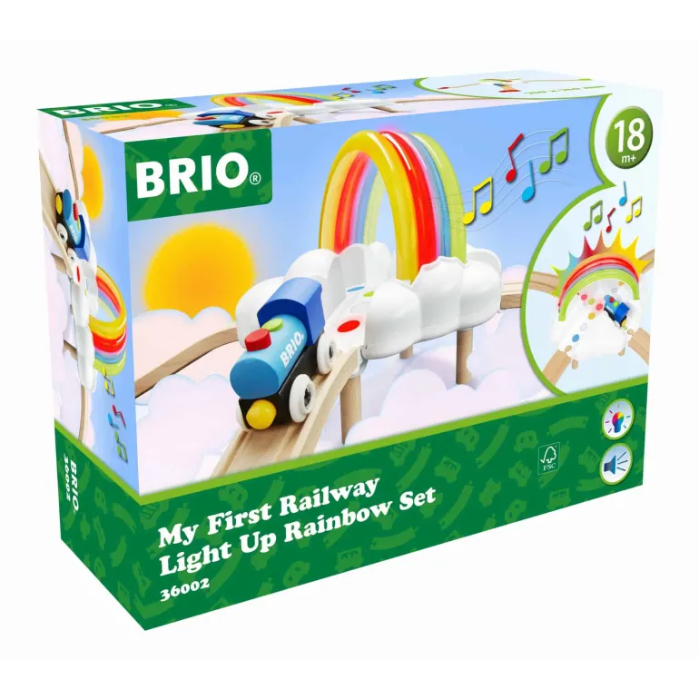 Brio My first railway regenboog