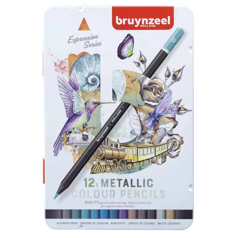 Bruynzeel Kleurpotloden (12 stuks) metalic