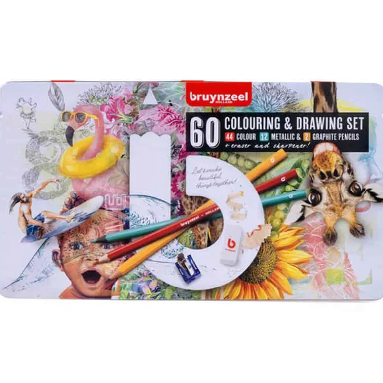Brz. Kleurpotloden 60st Kunstenaar