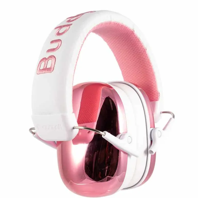 Buddyphones Guardian oorbeschermers roze