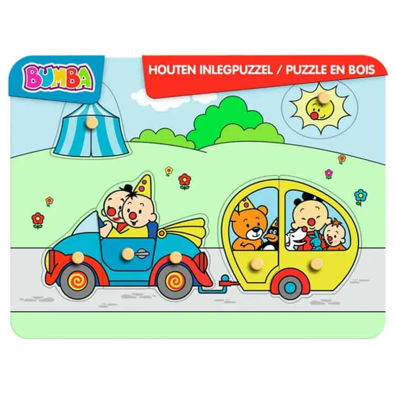 Bumba Houten puzzel – auto