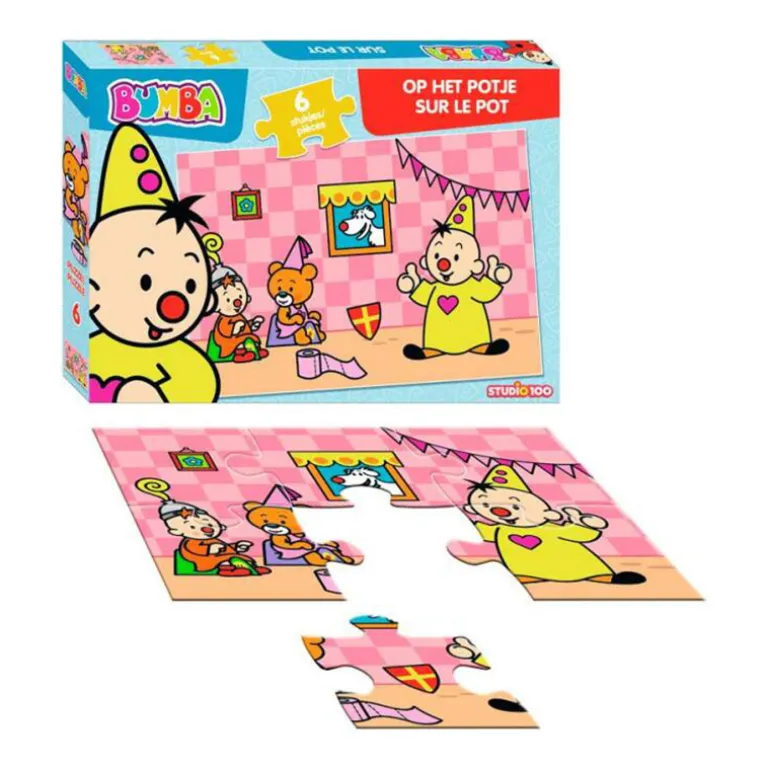 Bumba puzzel (6st) ‘Op het potje’