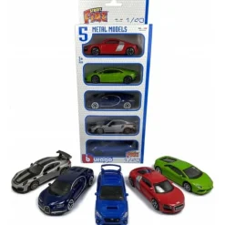 Burago 5-car set 1:43