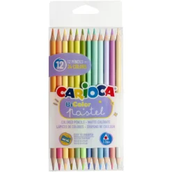 Carioca Pastel bicolor kleurpotloden (12 stuks)