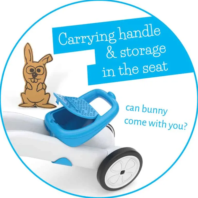 Chillafish Driewieler & loopfiets Bunzi (2 in 1) blauw