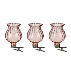 Clip vaas (ø4x6cm) glas 3 stuks