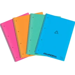 College Spiraalschrift (A4) geruit