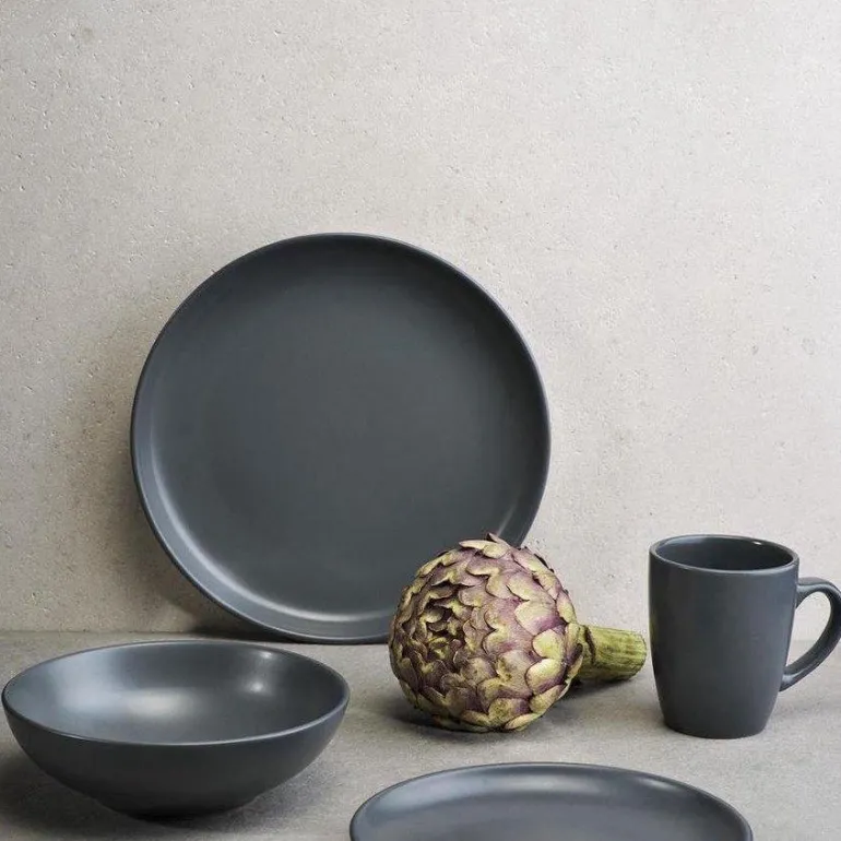 Cosy & Trendy Dessertbord Viva Dark Grey (ø20cm)