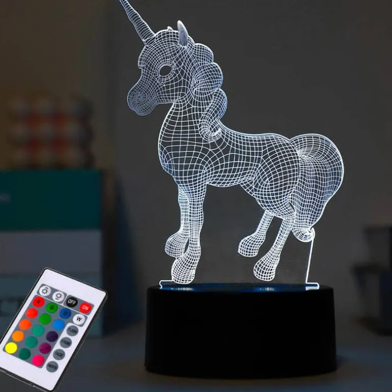3D lamp eenhoorn