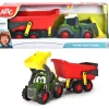 Dickie ABC Fendti Tractor met graafbak + Trailer