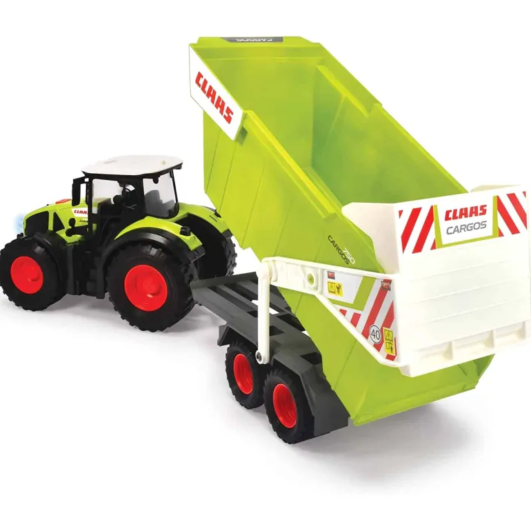 Dickie CLAAS Tractor + Trailer met dumpfunctie