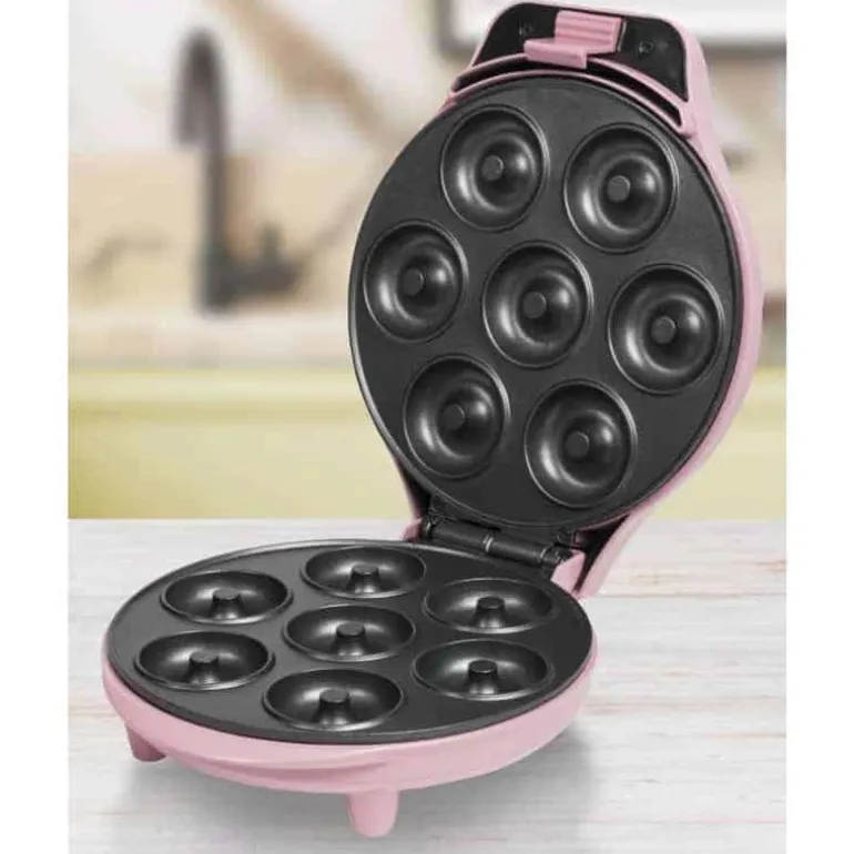 Donut Maker 6 Stuks 700W Roze