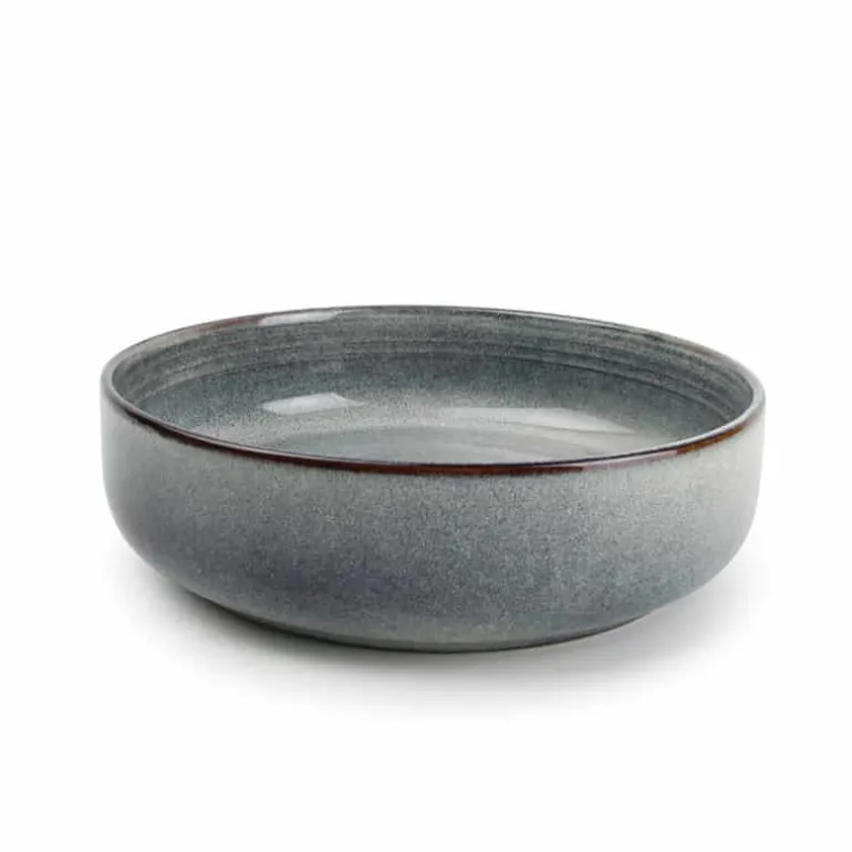 Duna diep bord 22xH6cm blauw