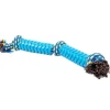 Duvo+ Dogtoy Dubbele stick met katoen touw
