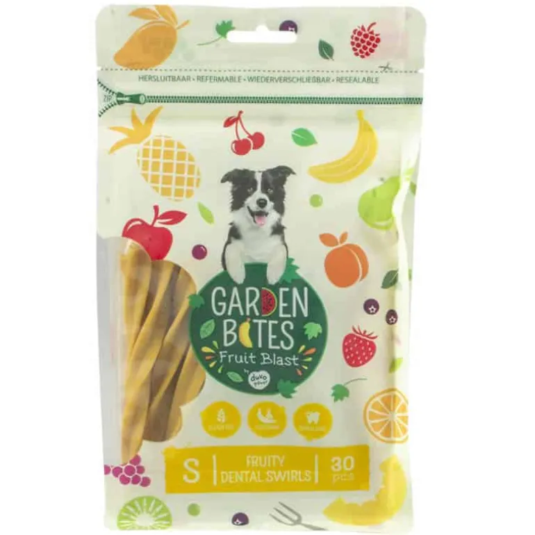 Duvo+ Garden Bites Dental Swirls (13cm) 30st