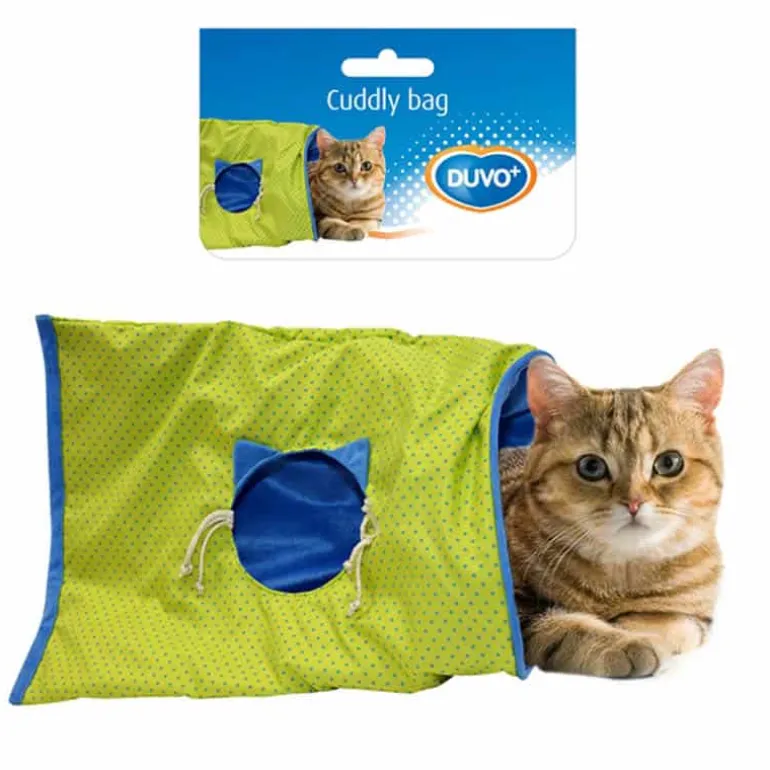 Duvo+ speeltunnel Crackle (50x35x0,5cm) blauw