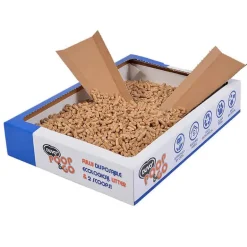 Duvo+ Wegwerpkattenbak +vulling (2kg) Premium Poop & Go