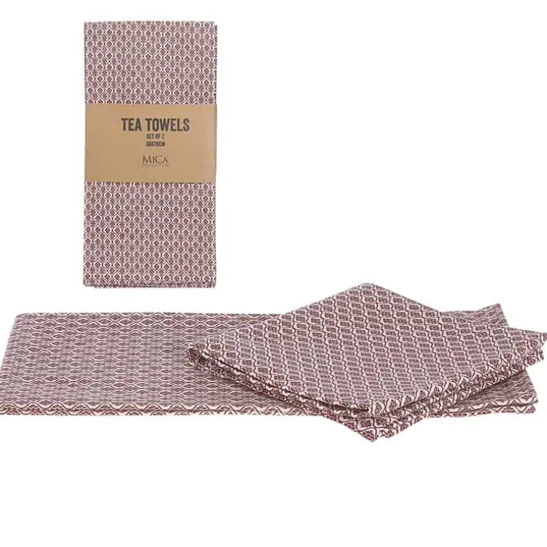 Eadhi theedoek bruin – 2 stuks