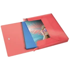 Esselte Documentenbox PP 25mm (A4) koraalkleur