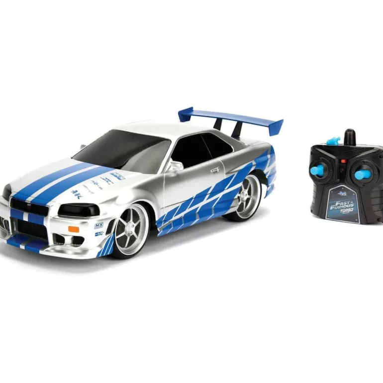 Fast & Furious RC Nissan Skyline GRT1 blauw/zilver