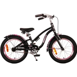 Fiets meisjes 16″ Volare Miracle Cruiser mat zwart