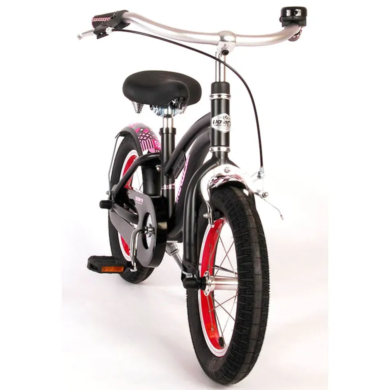 Fiets meisjes 14″ Volare Miracle Cruiser mat zwart